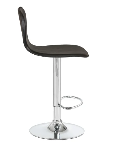 Стул барный набор 2 шт. SET-2 2640-LM ELISA, цвет сиденья черный, цвет основания хром Dobrin, /экокожа, ножки/металл/хром, размеры - 860*1070***390*480 фото 4 Стул барный набор 2 шт. SET-2 2640-LM ELISA, цвет сиденья черный, цвет основания хром Dobrin, /экокожа, ножки/металл/хром, размеры - 860*1070***390*480 фото 4