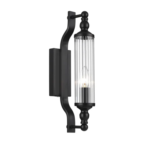 Бра с выключателем Tolero 4941/1W Odeon Light прозрачный на 1 лампа, основание чёрное в стиле современный  фото 2