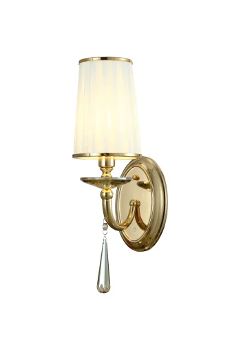 Бра Fabione LDW 1200-1W F.GD Lumina Deco бежевый на 1 лампу, основание золотое в стиле классический 