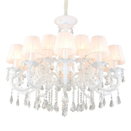 Люстра подвесная Catanzaro OML-30807-15 Omnilux белая на 15 ламп, основание белое в стиле классический 