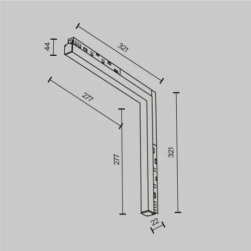 Трековый светильник магнитный Exility TR102-24W4K-B-1 Maytoni чёрный для шинопроводов серии Magnetic track system Exility чёрный фото 5
