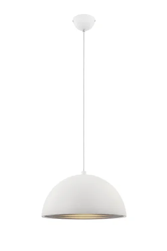 Светильник подвесной лофт EARTH 15122 Globo белый 1 лампа, основание белое в стиле лофт 