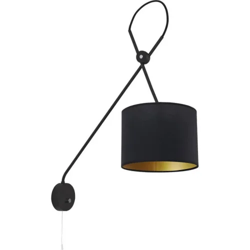 Бра с выключателем в розетку Viper Black 6513-NW Nowodvorski чёрный на 1 лампа, основание чёрное в стиле современный 
