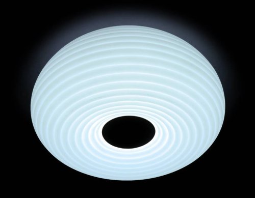 Люстра потолочная LED с пультом Orbital Cloud FC347 WH 72W D450 Ambrella light белая на 1 лампа, основание белое в стиле современный хай-тек с пультом фото 3