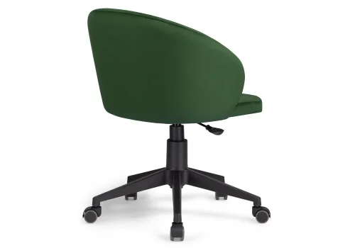Компьютерное кресло Пард изумрудный 464227 Woodville, зелёный/велюр, ножки/пластик/чёрный, размеры - *870***590*600 фото 5