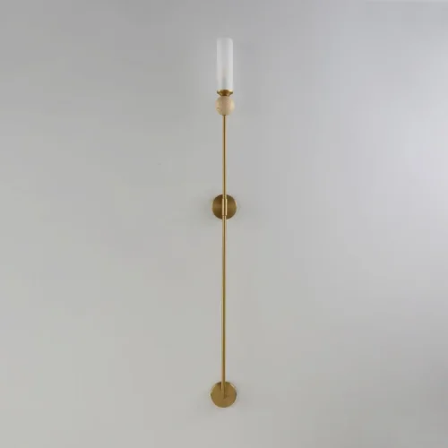 Бра SIMPLY AP1.2 BRASS Crystal Lux белый на 1 лампу, основание латунь в стиле минимализм фото 5 Бра SIMPLY AP1.2 BRASS Crystal Lux белый на 1 лампу, основание латунь в стиле минимализм фото 5
