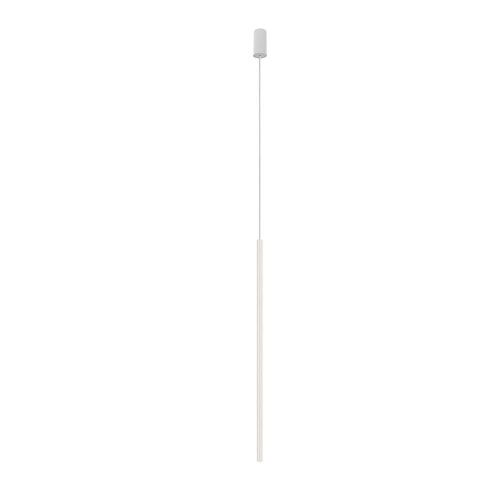 Светильник подвесной Laser 750 8432-NW Nowodvorski белый 1 лампа, основание белое в стиле минимализм трубочки