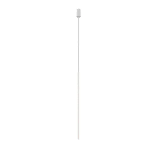 Светильник подвесной Laser 750 8432-NW Nowodvorski белый 1 лампа, основание белое в стиле минимализм трубочки