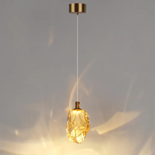 Светильник подвесной Gemme 7111/4LC Odeon Light янтарный на 1 лампу, основание бронзовое в стиле классический современный выдувное фото 5 Светильник подвесной Gemme 7111/4LC Odeon Light янтарный на 1 лампу, основание бронзовое в стиле классический современный выдувное фото 5