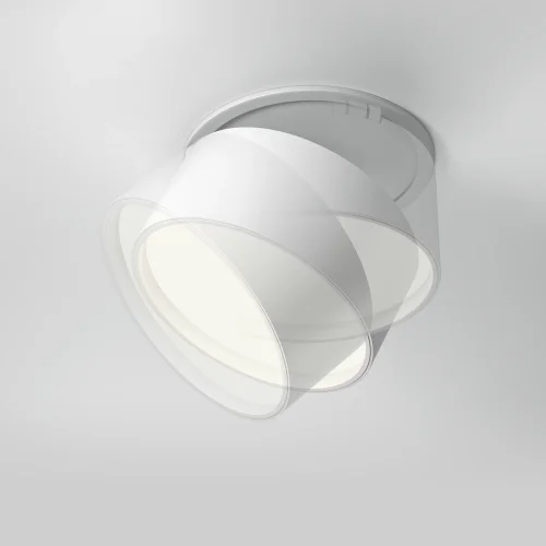 Светильник точечный LED Onda DL024-12W4K-W Maytoni белый 1 лампа, основание белое в стиле современный хай-тек круглый фото 7