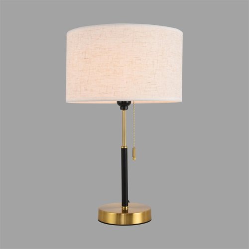 Настольная лампа Irisa 8358/1T Lumion белая на 1 лампу, основание медь чёрное металл в стиле классический фото 4 Настольная лампа Irisa 8358/1T Lumion белая на 1 лампу, основание медь чёрное металл в стиле классический фото 4