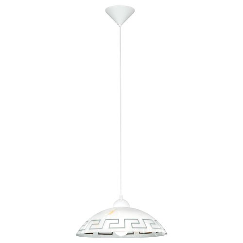 Светильник подвесной VETRO 82786 Eglo коричневый 1 лампа, основание белое в стиле современный 
