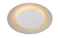 Светильник потолочный LED FOSKAL 79177/06/31 Lucide белый на 1 лампу, основание белое в стиле современный 