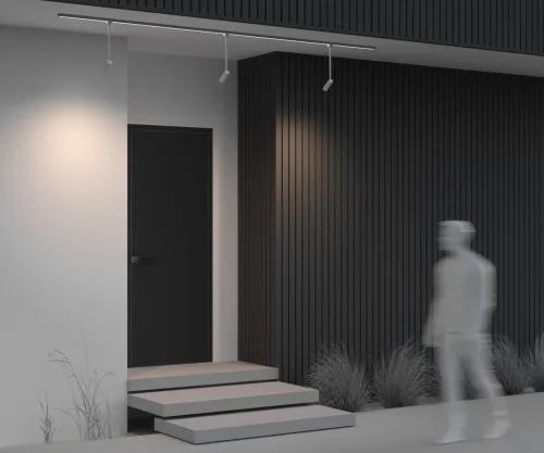 Трековый светильник LED уличный Focus Led O-TR01-2-P-8WW3K Maytoni белый для шинопроводов серии Focus Led белый фото 8