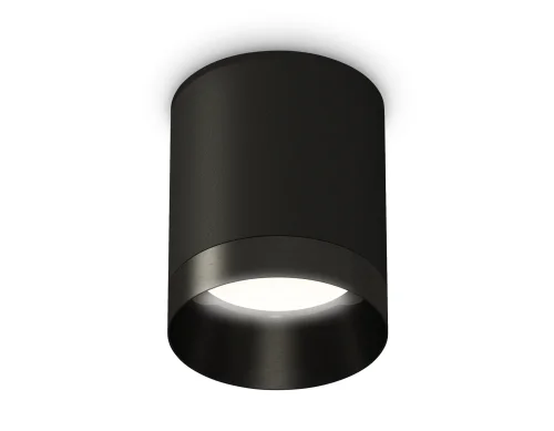 Светильник накладной Techno spot XS6302021 Ambrella light чёрный 1 лампа, основание чёрное в стиле современный круглый