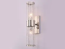 Бра 10272/A Newport прозрачный 2 лампы, основание хром в стиле современный 