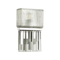 Бра Gatsby 4871/1W Odeon Light прозрачный 1 лампа, основание хром в стиле классика 