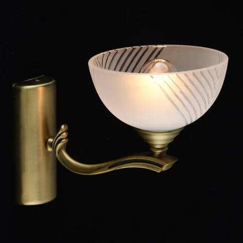 Бра Афродита 317024601 MW-Light белый на 1 лампа, основание античное бронза в стиле классический  фото 3