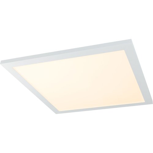 Светильник потолочный LED с пультом Rosi 41604D2RGBSH Globo белый 1 лампа, основание белое в стиле модерн хай-тек с пультом квадраты