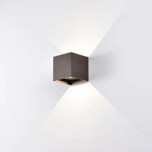 Настенный светильник LED Davos 7650 Mantra уличный IP54 коричневый 1 лампа, плафон коричневый в стиле хай-тек современный LED фото 3