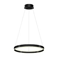 Светильник подвесной LED Rotonda 736407 Lightstar чёрный 1 лампа, основание чёрное в стиле модерн кольца