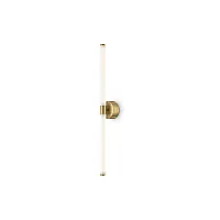Бра LED Axis MOD106WL-L16G3K Maytoni белый 1 лампа, основание золотое в стиле современный 