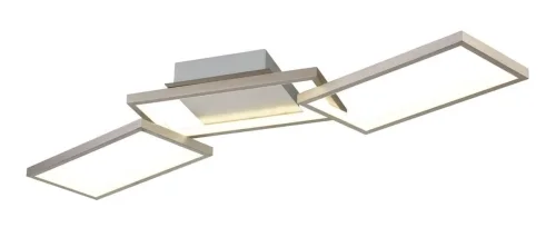Светильник потолочный LED Netta VL7075L03 Vele Luce никель на 1 лампу, основание никель в стиле хай-тек квадраты фото 3