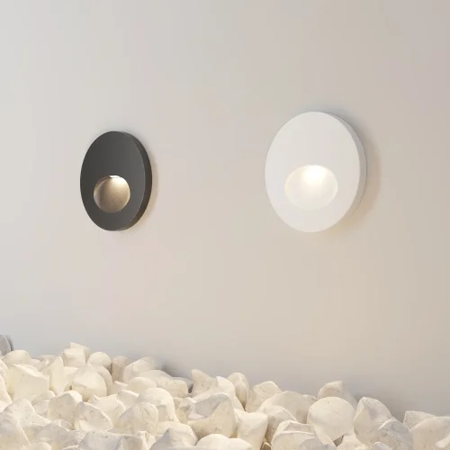 Подсветка для лестниц LED Bil O015SL-L3W3K Maytoni уличный IP54 белый на 1 лампу, плафон белый в стиле современный LED фото 7