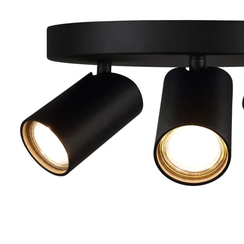 Спот с 3 лампами Sal 7962 Mantra чёрный GU10 в стиле минимализм хай-тек современный  фото 3