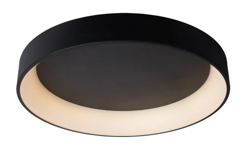 Светильник потолочный LED Talowe 46100/80/30 Lucide чёрный на 1 лампу, основание чёрное в стиле современный 