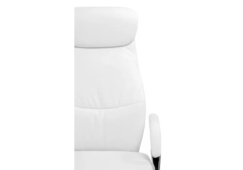 Компьютерное кресло Modus white 15824 Woodville, белый/экокожа, ножки/металл/хром, размеры - *1290***630*680 фото 10