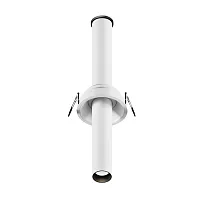 Светильник точечный LED Focus T C140RS-L300-7W4K-W Maytoni белый 1 лампа, основание белое в стиле современный хай-тек трубочки