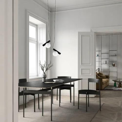 Светильник подвесной Tip 10389 LOFT IT белый на 1 лампу, основание антрацит в стиле арт-деко фото 7
