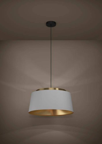 Светильник подвесной Almerimar 390173 Eglo серый 3 лампы, основание чёрное в стиле современный  фото 2