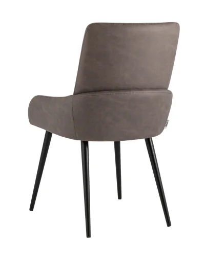 Стул Мюнхен искуственная замша коричневый УТ000035938 Stool Group, коричневый/искусственная замша, ножки/металл/чёрный, размеры - ****530*580 фото 6