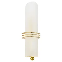 Бра  SELVINO LSA-7701-01 Lussole белый 1 лампа, основание золотое в стиле современный 