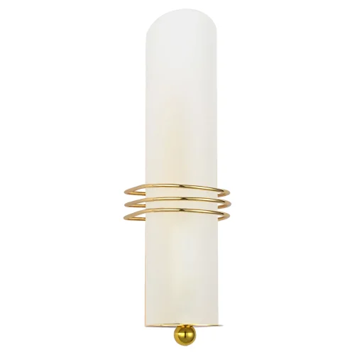 Бра Selvino GRLSA-7701-01 Lussole белый на 1 лампа, основание золотое в стиле современный 