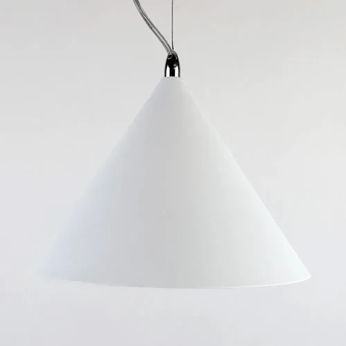 Светильник подвесной Robin LH032060 LightHall белый на 1 лампу, основание хром в стиле современный фото 2 Светильник подвесной Robin LH032060 LightHall белый на 1 лампу, основание хром в стиле современный фото 2