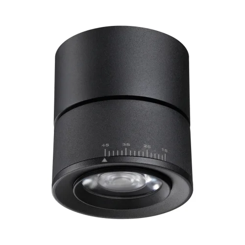 Светильник накладной LED Eddy 358946 Novotech чёрный 1 лампа, основание чёрное в стиле хай-тек современный круглый фото 4