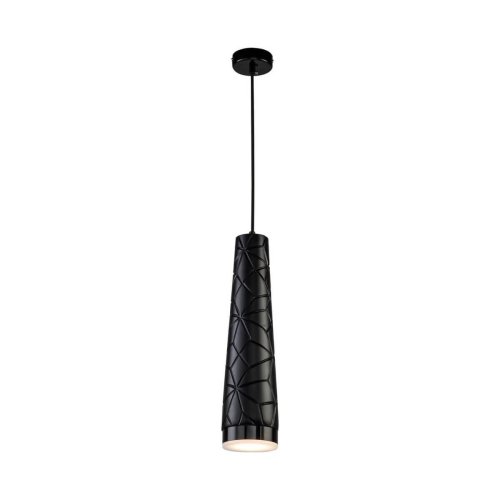 Светильник подвесной Vikont 2714-1P Favourite чёрный 1 лампа, основание чёрное в стиле современный трубочки