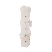 Бра LED Eleanor 1713/17 AP-12 Divinare белый на 1 лампу, основание латунь в стиле современный арт-деко отражённый свет