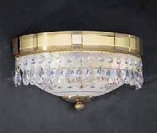 Бра с выключателем A 6110/2  Reccagni Angelo белый 2 лампы, основание золотое в стиле классический 