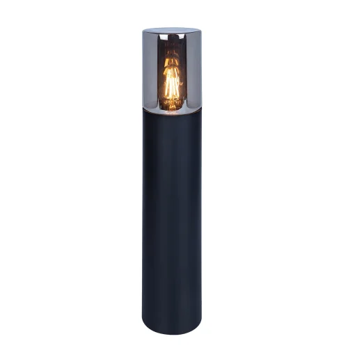 Парковый светильник Wazn A6215PA-1BK Arte Lamp уличный IP54 чёрный на 1 лампу, плафон чёрный в стиле современный E27