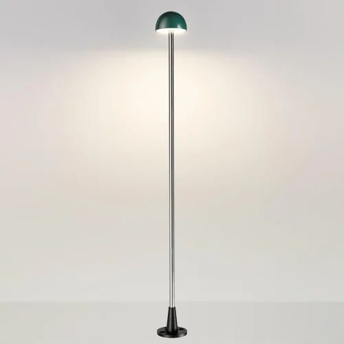 Ландшафтный светильник LED Verde 7122/4GL Odeon Light уличный IP65 чёрный серый на 1 лампу, плафон зелёный в стиле хай-тек LED фото 5