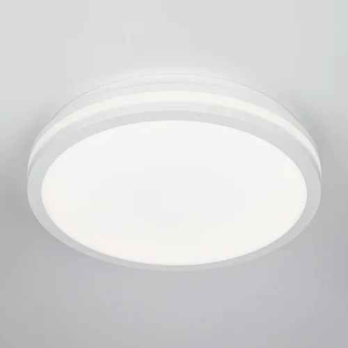 Светильник потолочный LED Luns CL711020V Citilux белый 1 лампа, основание белое в стиле современный круглый фото 4
