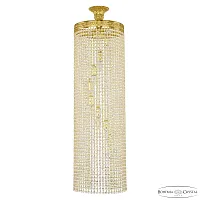 Люстра каскадная хрустальная 83401/30IV-100 G Bohemia Ivele Crystal прозрачная на 8 ламп, основание золотое в стиле современный классический r