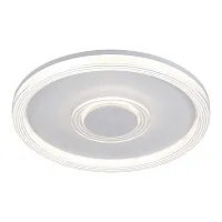 Светильник потолочный LED Hartley LSP-7437 Lussole белый на 1 лампу, основание белое в стиле современный 