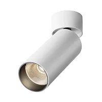 Светильник накладной Focus LED C055CL-L12W3K-W-W Maytoni белый на 1 лампу, основание белое в стиле хай-тек современный круглый