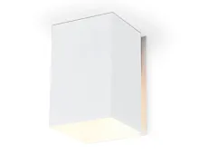 Светильник накладной TN5111 Ambrella light белый 1 лампа, основание белое в стиле хай-тек модерн квадратный