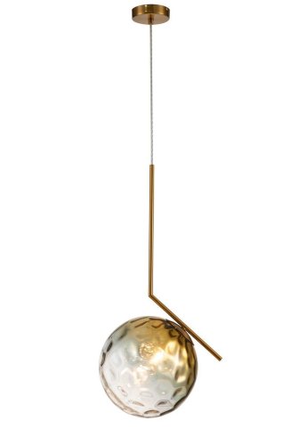 Светильник подвесной Dolce V000120 Indigo золотой 1 лампа, основание латунь в стиле современный шар выдувное фото 4